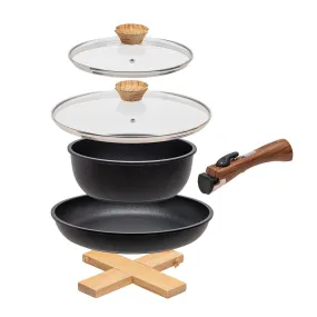 MEGASTONE™ Detachable Handle Cookware Set, Non-Stick