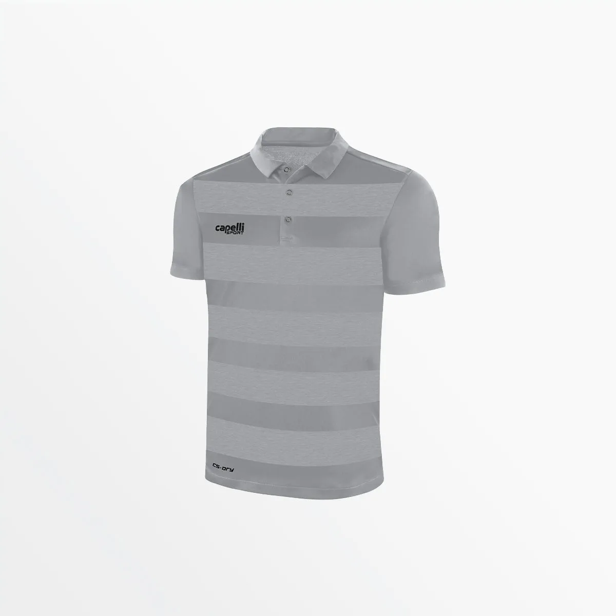 MEN'S CLASSIC STRIPE POLY POLO