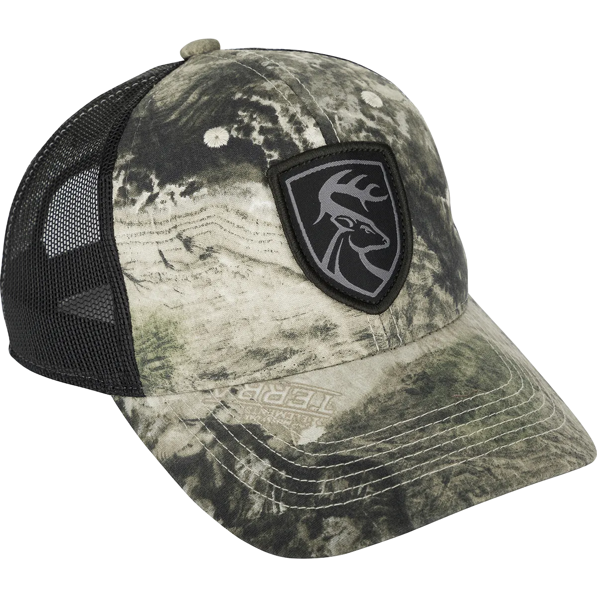 Mesh-Back Patch Logo Cap - Mossy Oak Terra Coyote