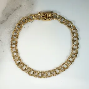 Mid-Century 14k Gold Charm Bracelet