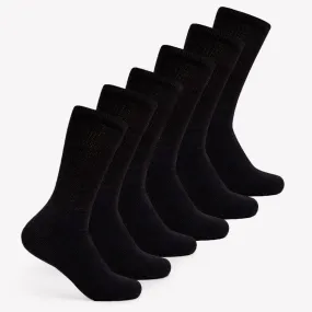 Moderate Cushion Crew Walking Socks (6 Pairs) | WX | Pay for 5, get 1 FREE!