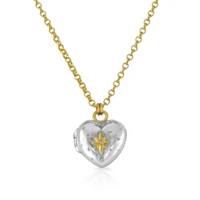 North Star Diamond Love Locket