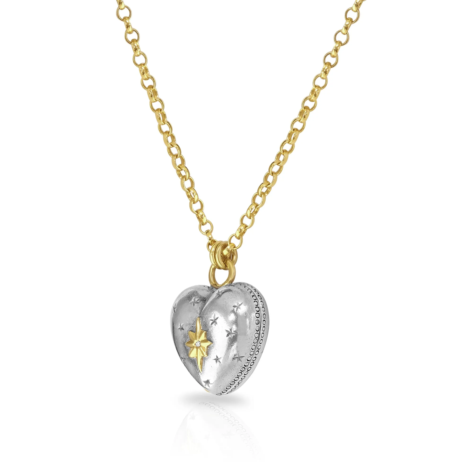 North Star Diamond Love Locket