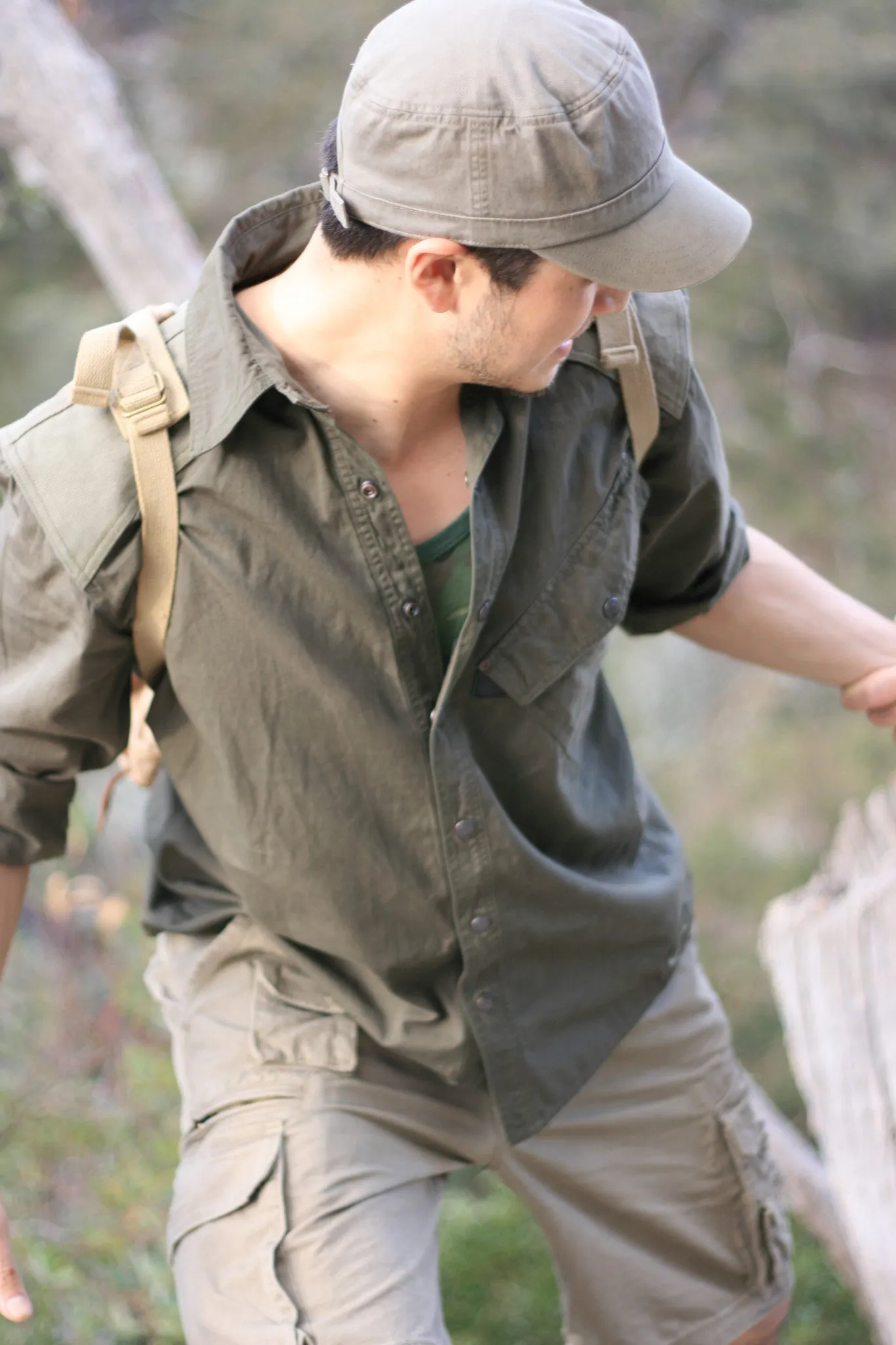 Oilskin Ballcap In Black