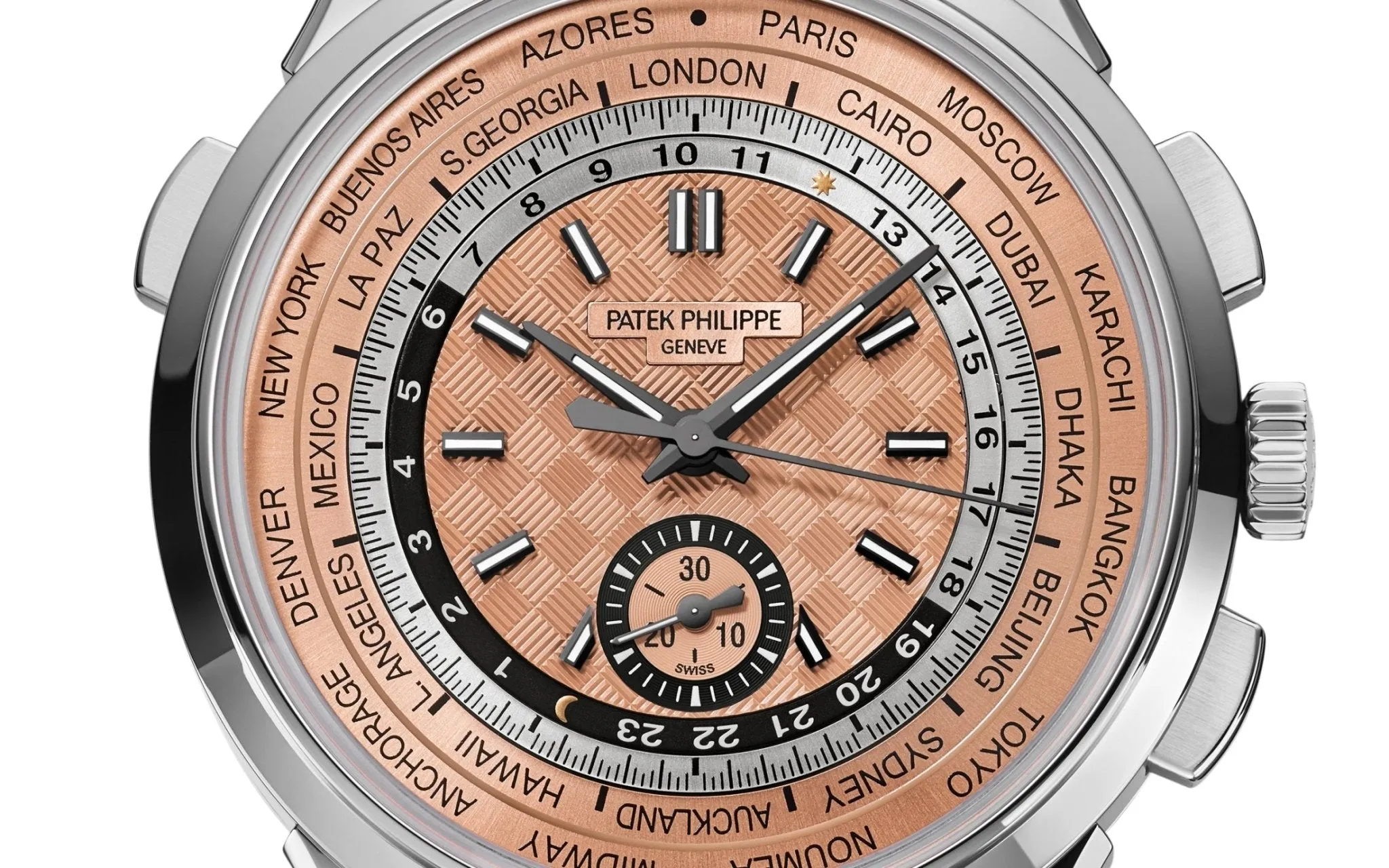 Patek Philippe World Time Chronograph Flyback Chronograph 5935A-001