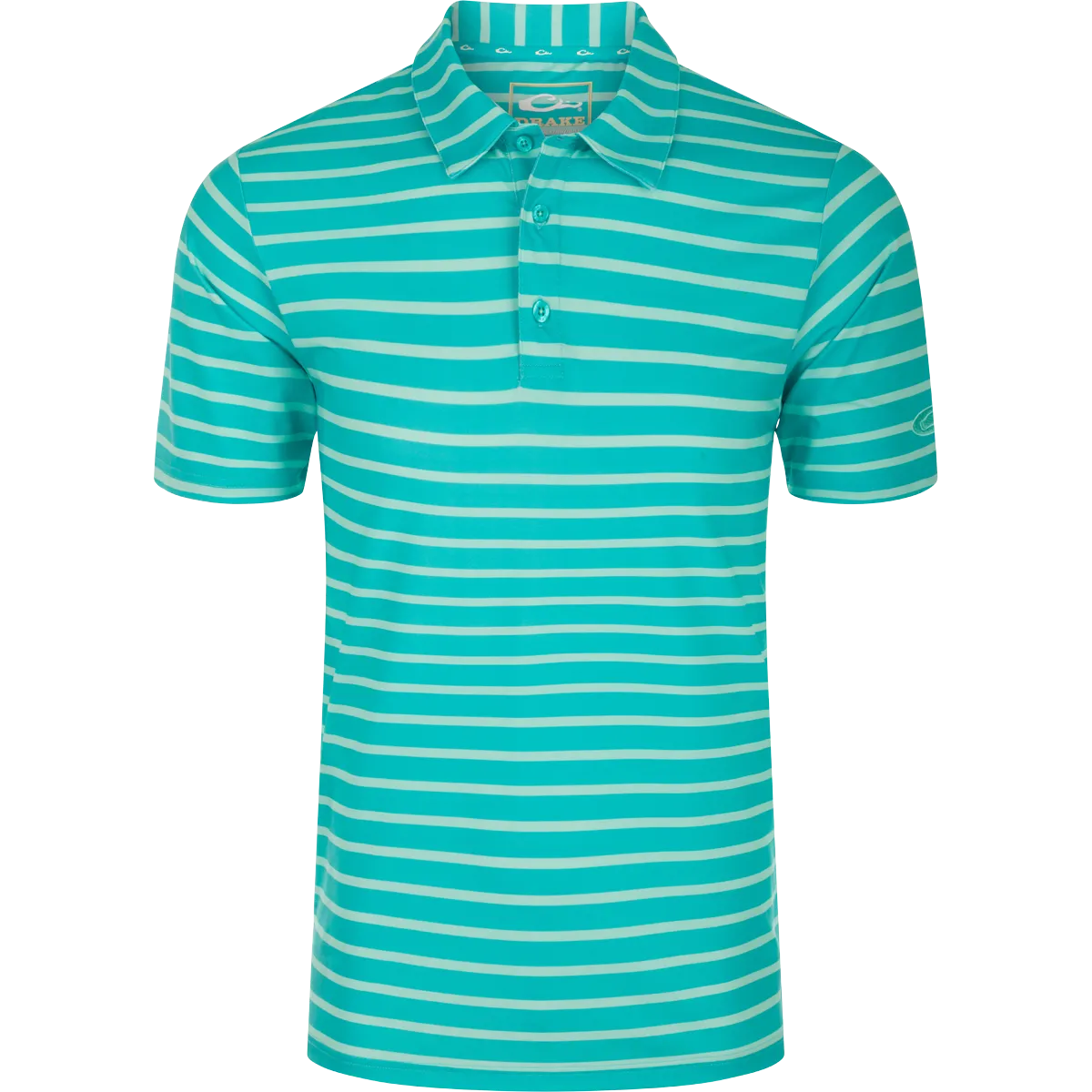 Performance Stretch Striped Short Sleeve Polo