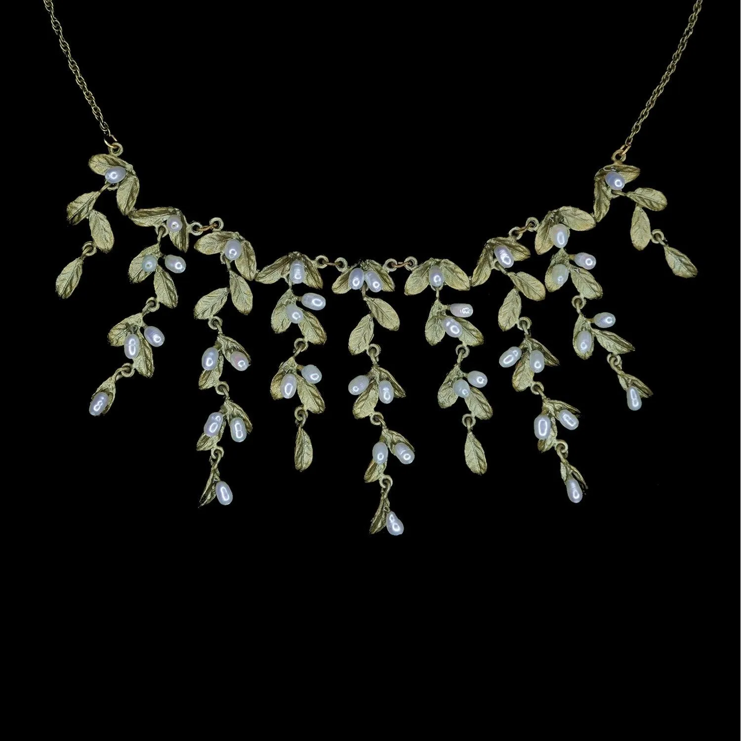 Petite Leaf Necklace - Mini Statement