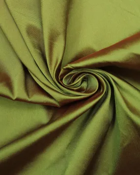 Plain Light Green Polyester Taffeta Fabric