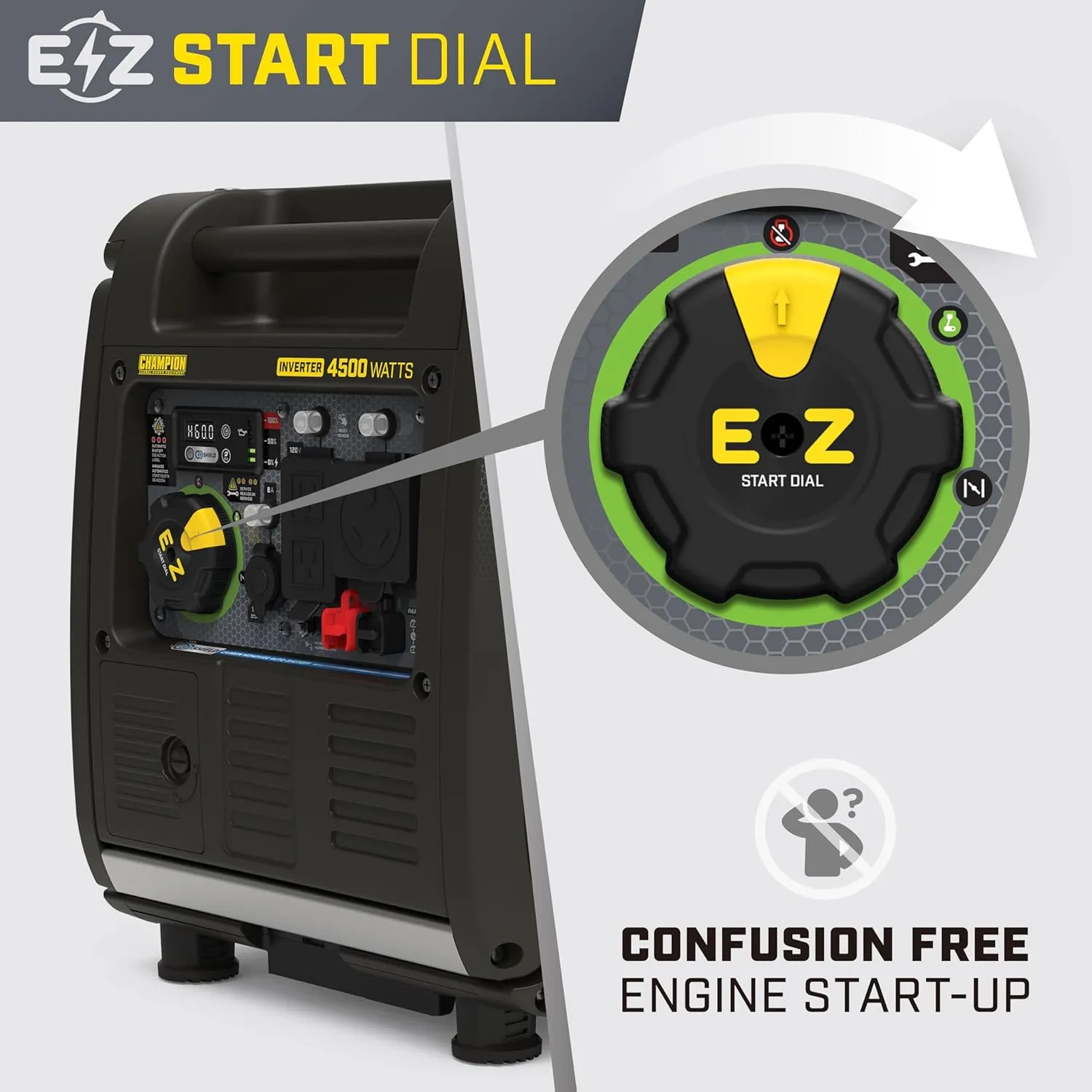 Power Equipment Wireless Remote Start Inverter Generator with Quiet Technology and CO Shield