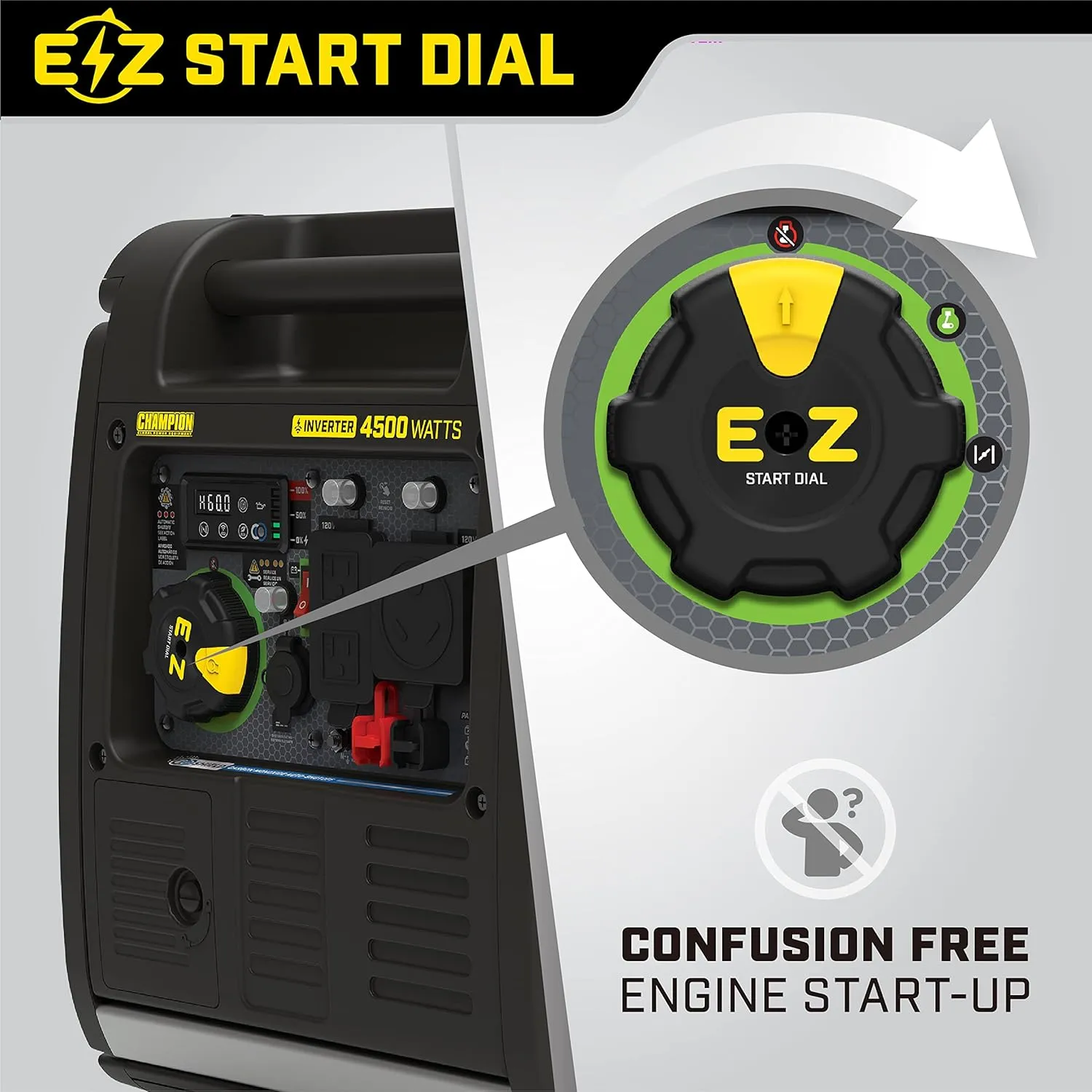 Power Equipment Wireless Remote Start Inverter Generator with Quiet Technology and CO Shield