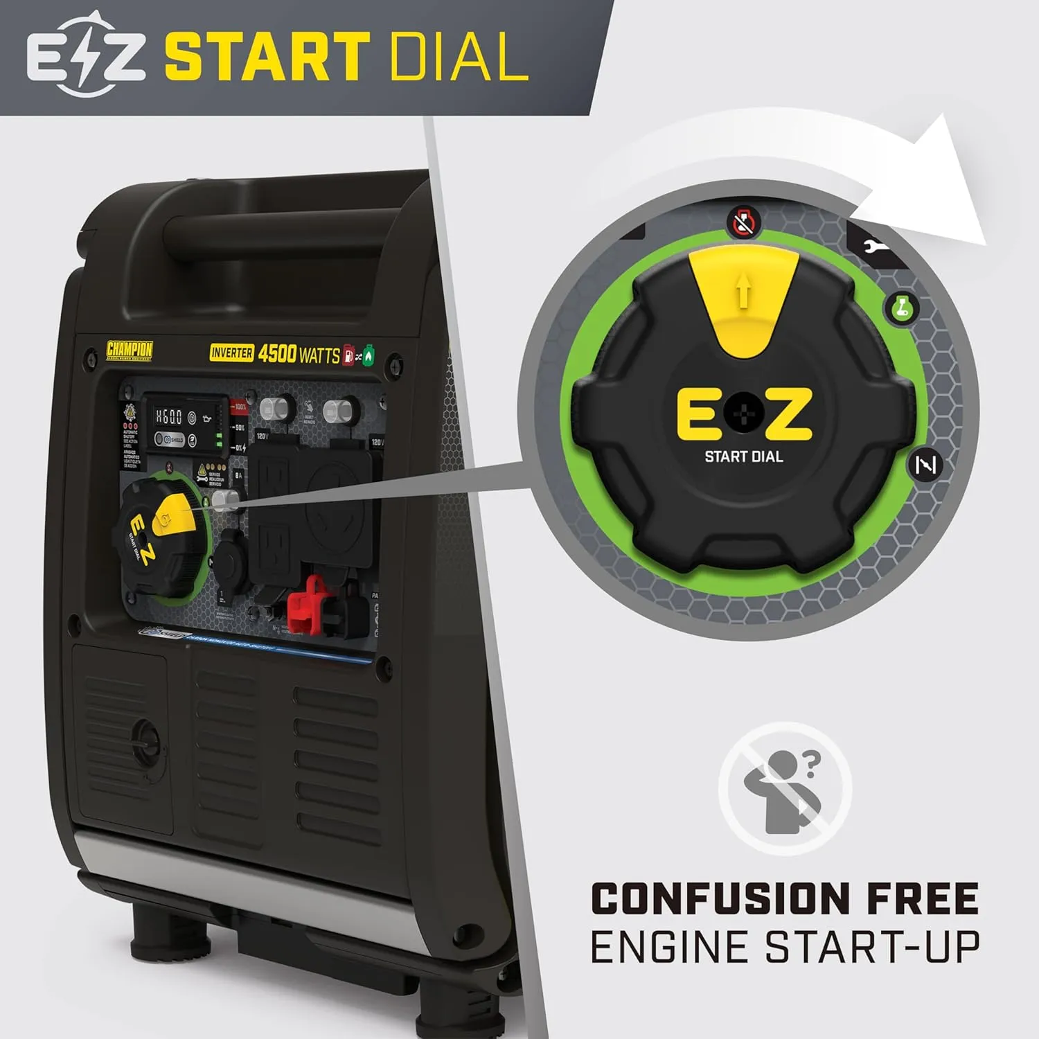 Power Equipment Wireless Remote Start Inverter Generator with Quiet Technology and CO Shield