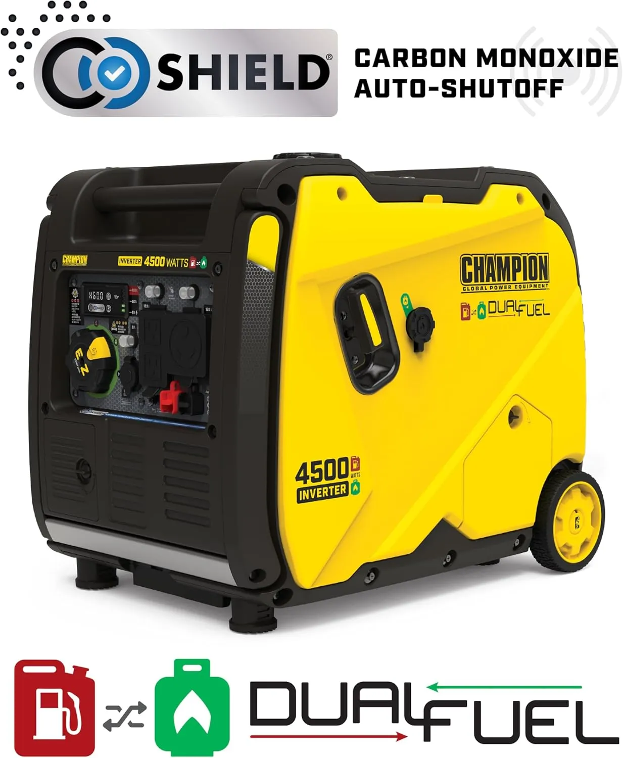 Power Equipment Wireless Remote Start Inverter Generator with Quiet Technology and CO Shield