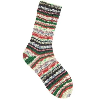 Rico Socks Neon Fair Isle 4ply