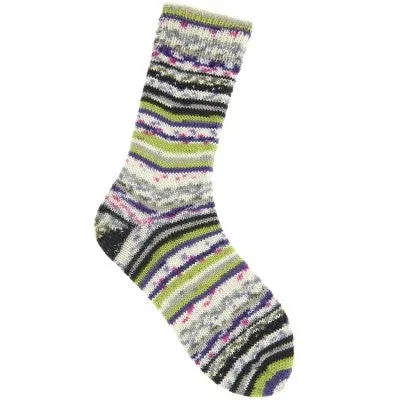 Rico Socks Neon Fair Isle 4ply