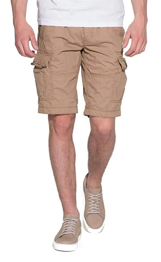 Romano nx Cotton Cargo Shorts for Men- Bermuda with Multi-Pockets & Side Zipper Pockets