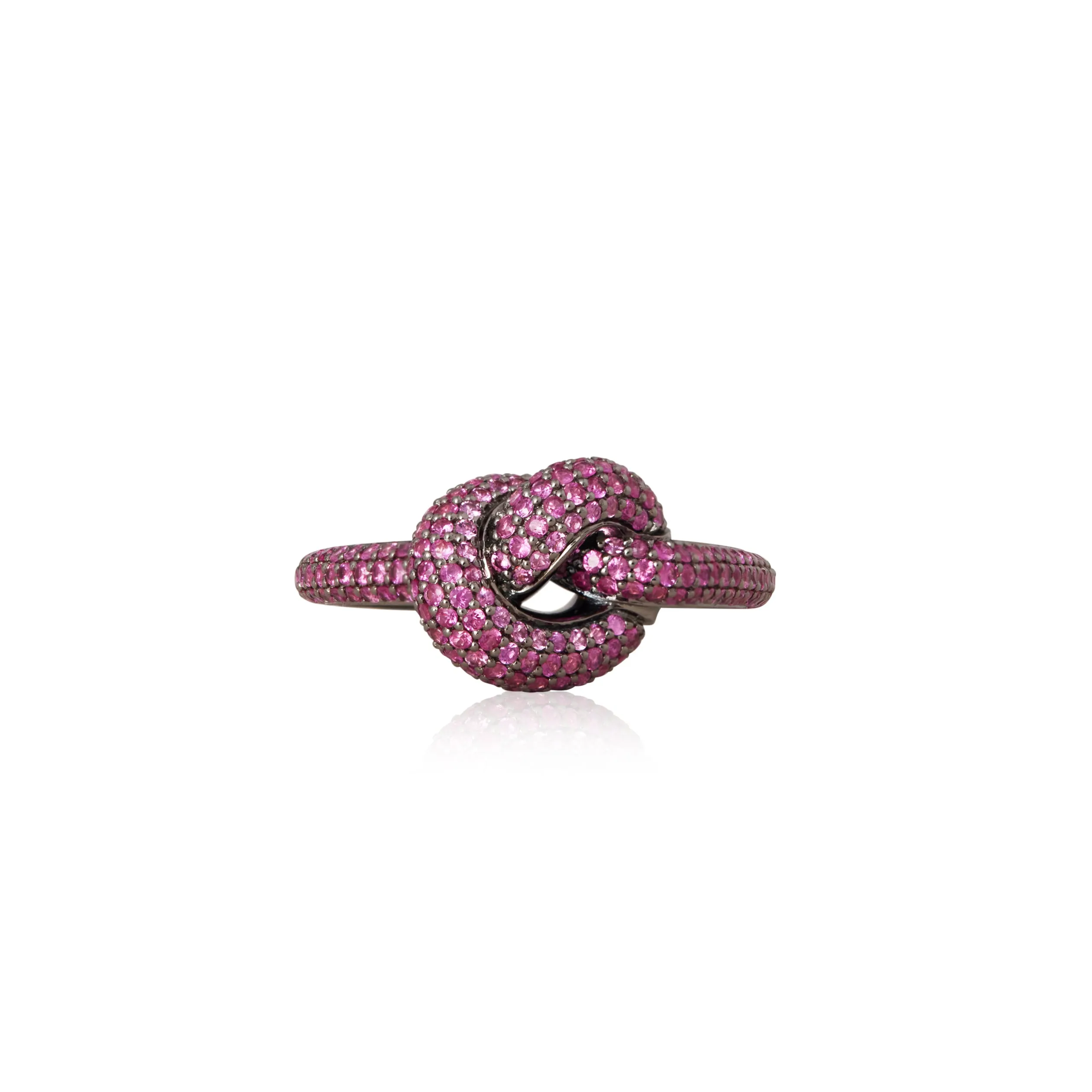 Sapphire Knot Ring Medium