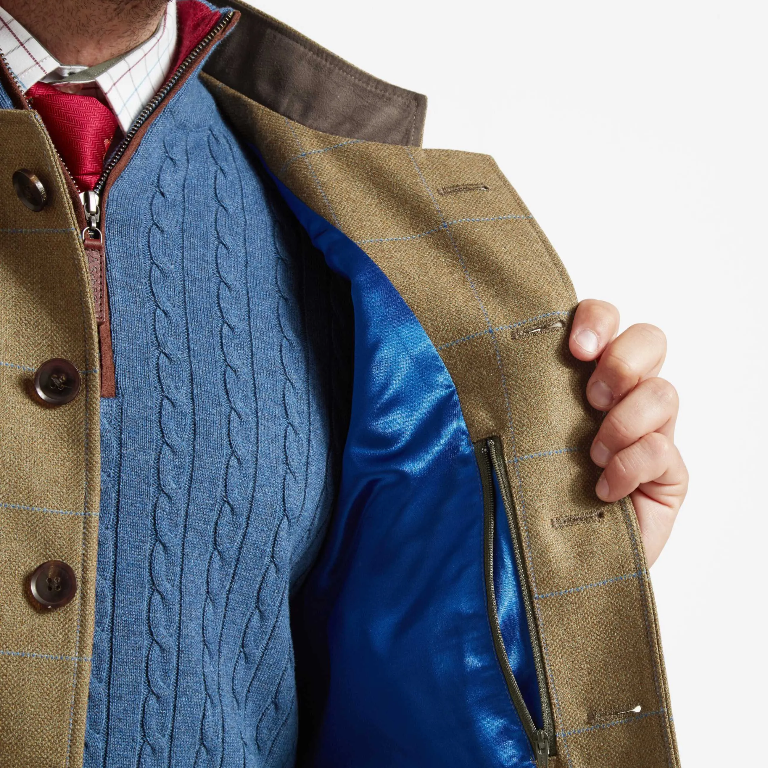 Schoffel Holcot Tweed Waistcoat