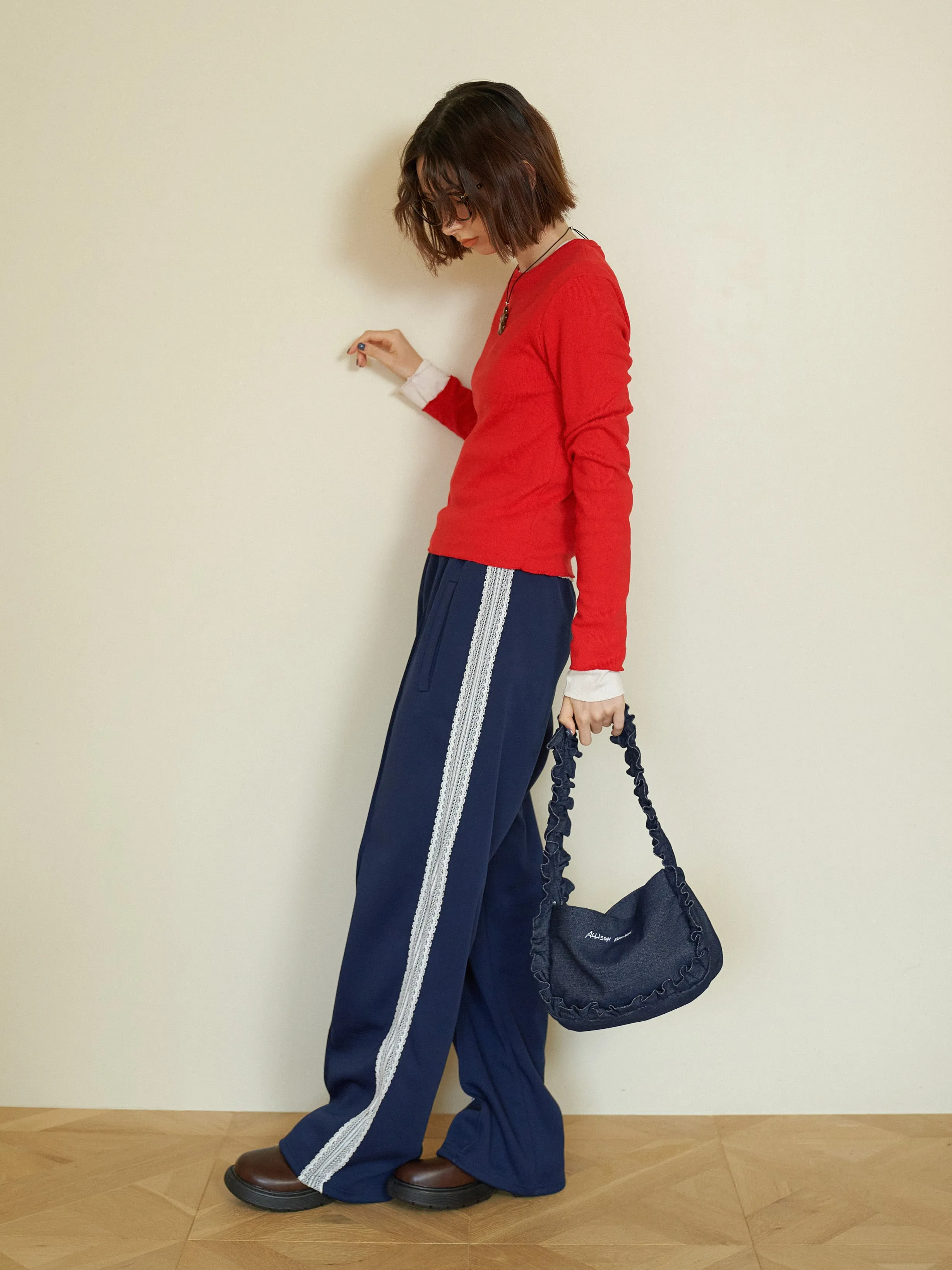 Side Lace Easy Pants