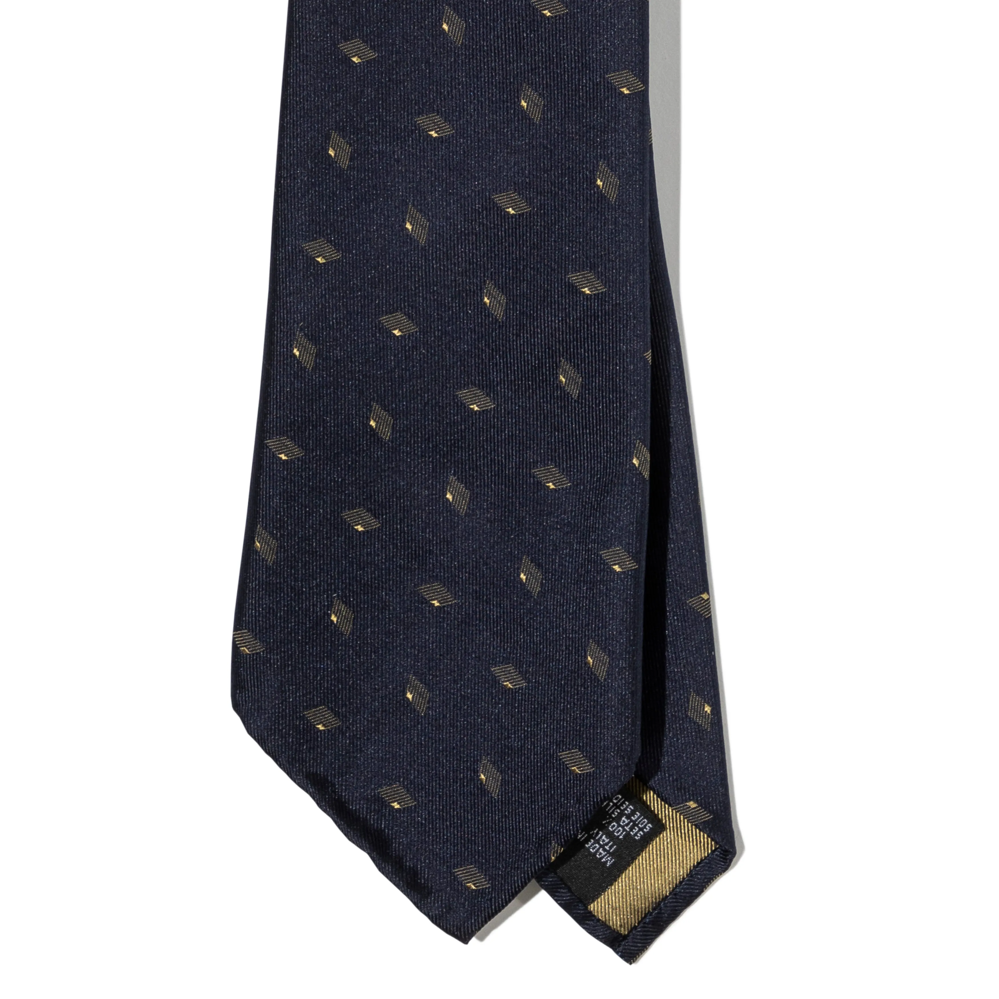 Silk Jacquard Geometric Seven-fold Tie