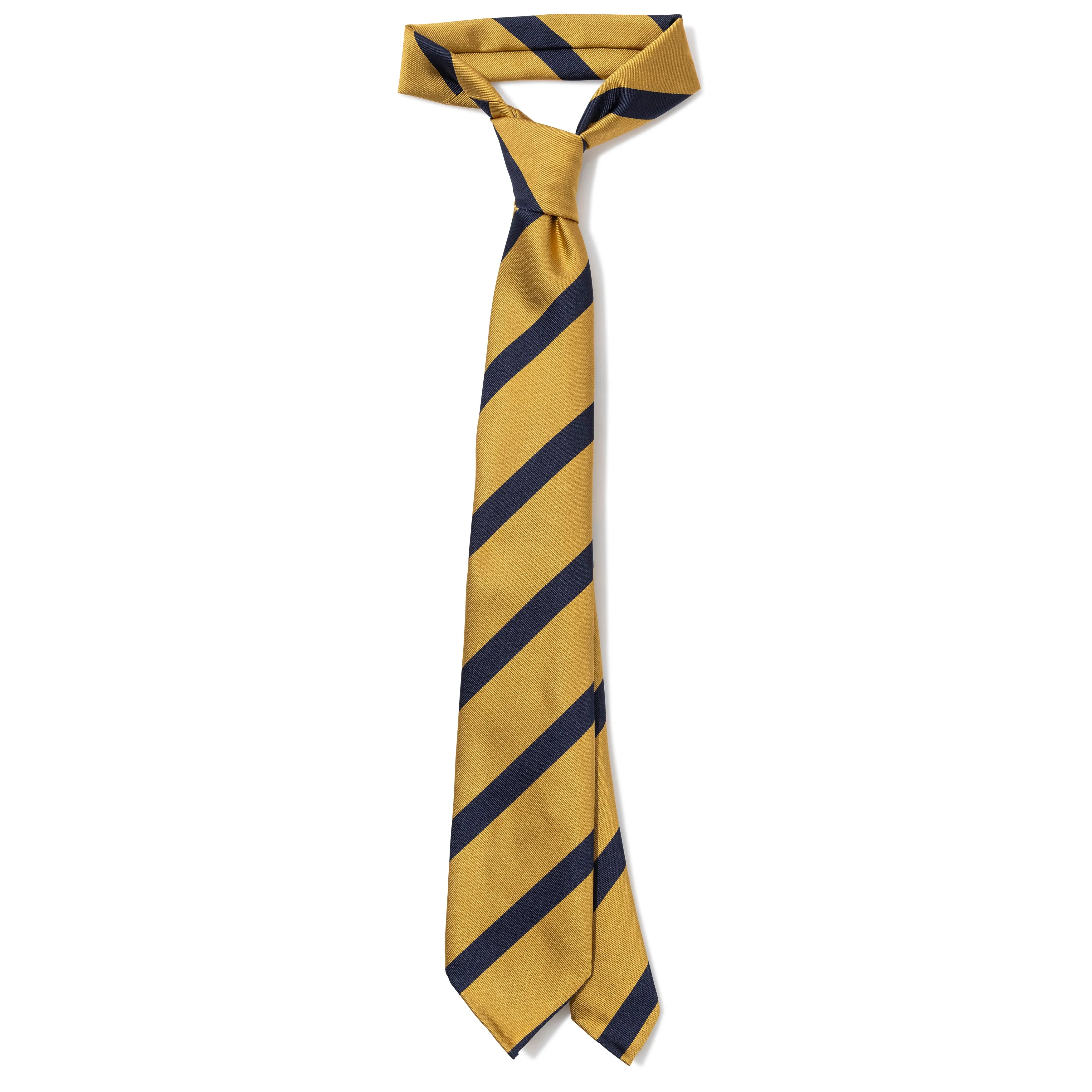 Silk Repp Stripe Seven-fold Tie