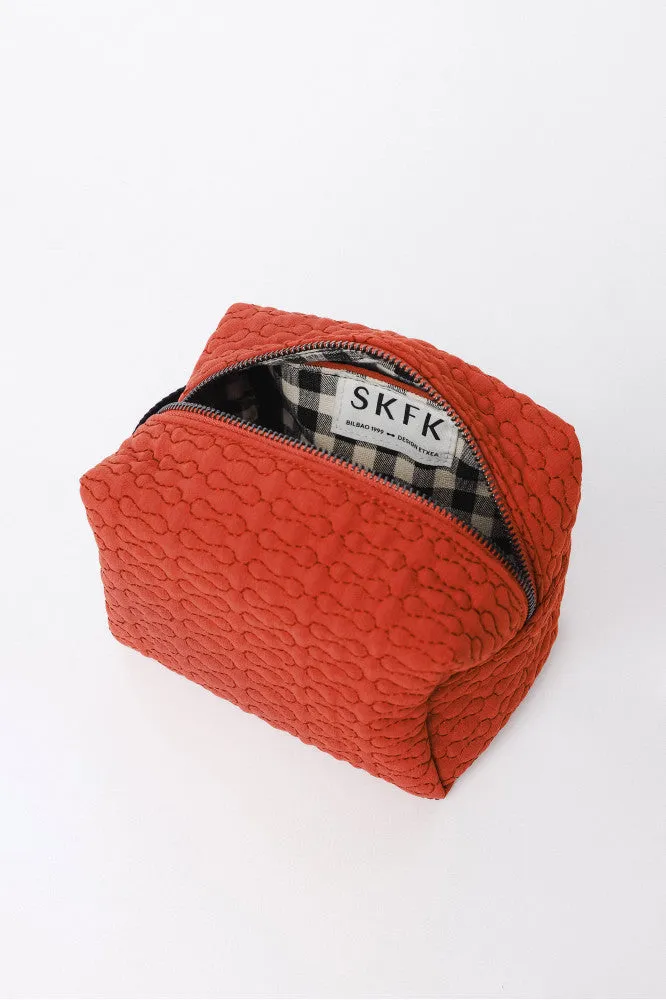 SKFK Bibi cosmetic bag tile red unisex