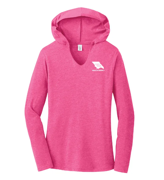 SLO County Health Agency - Ladies Perfect Tri Long Sleeve Hoodie