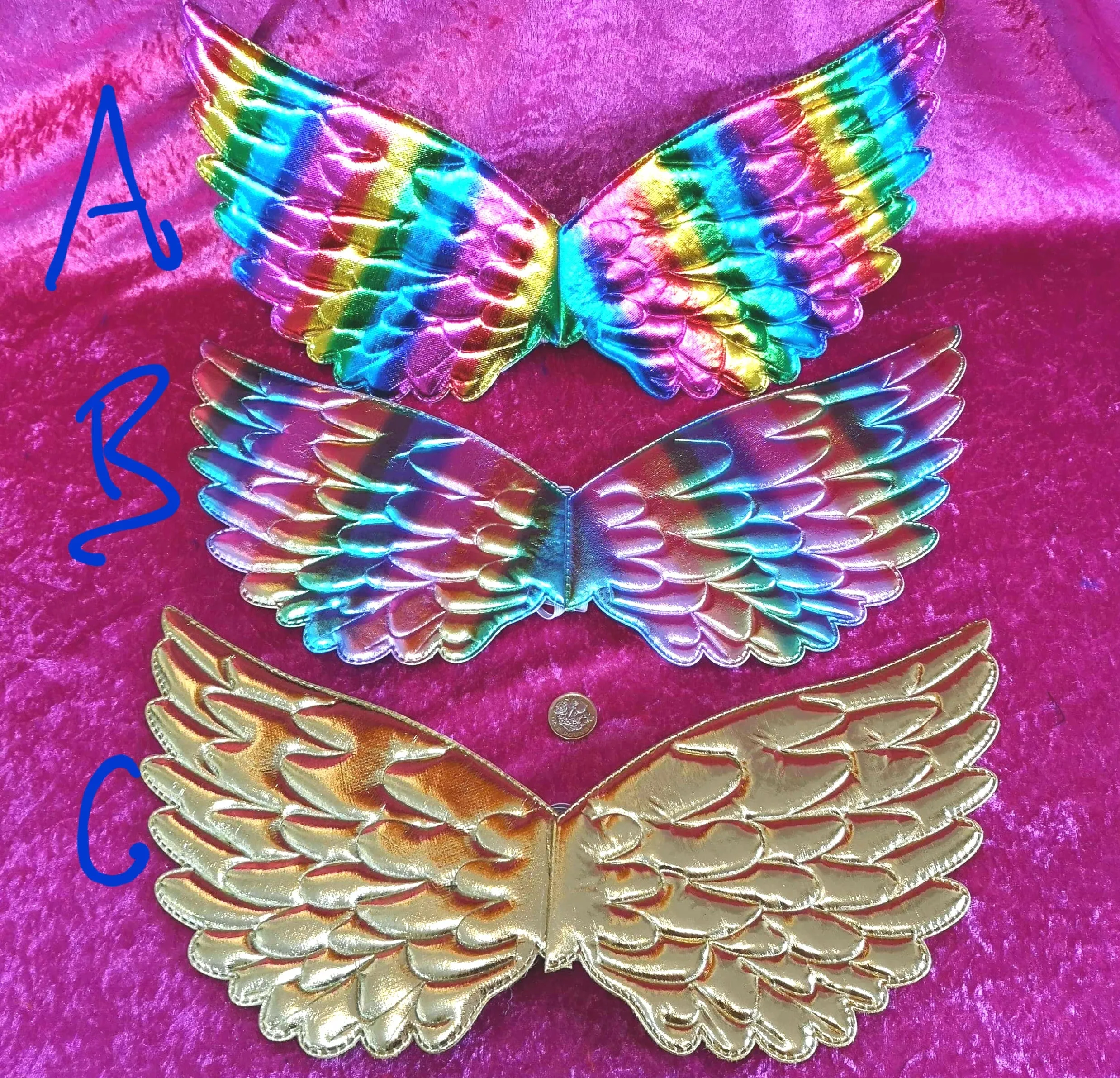 Small Angel Wings (Adult, padded material)