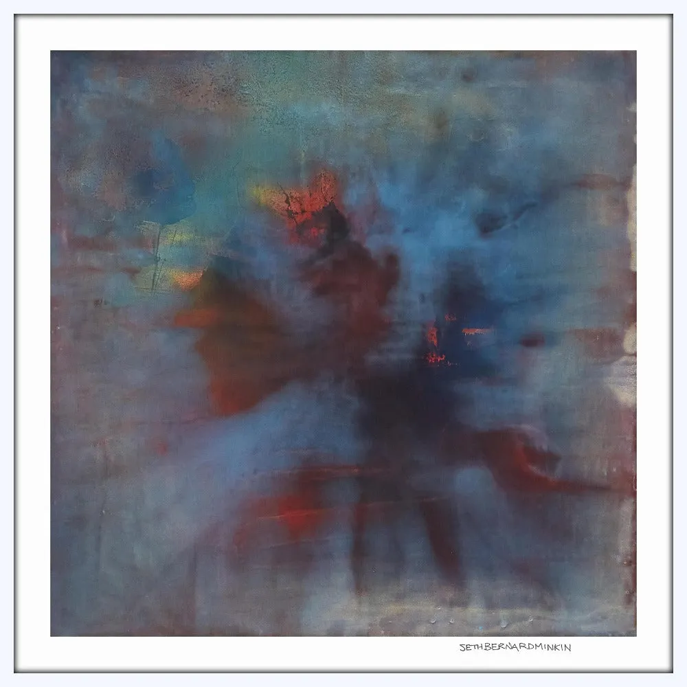 [smoke and fire' abstract][limited edition print by seth b minkin]