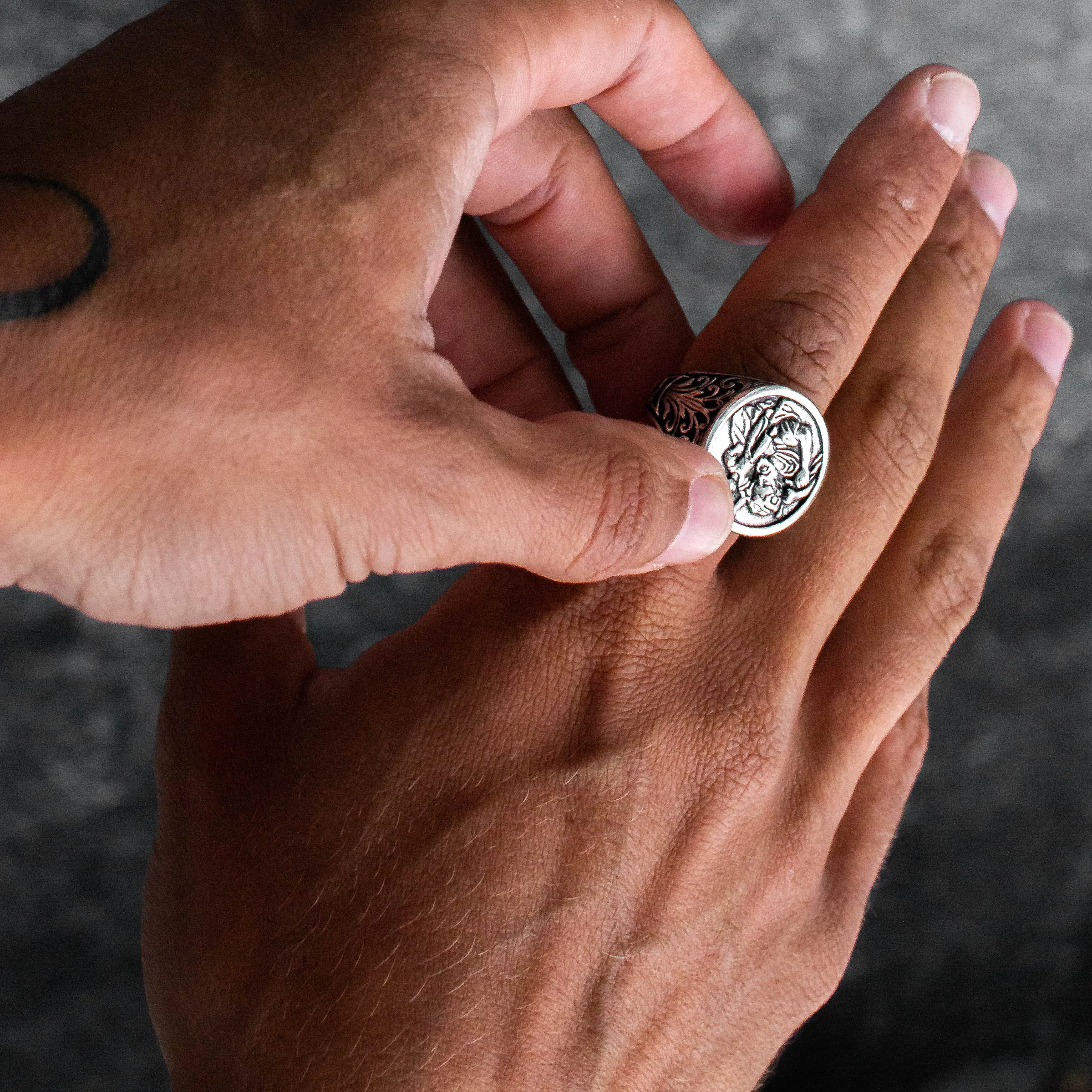 St. Christopher Ring (Silver)