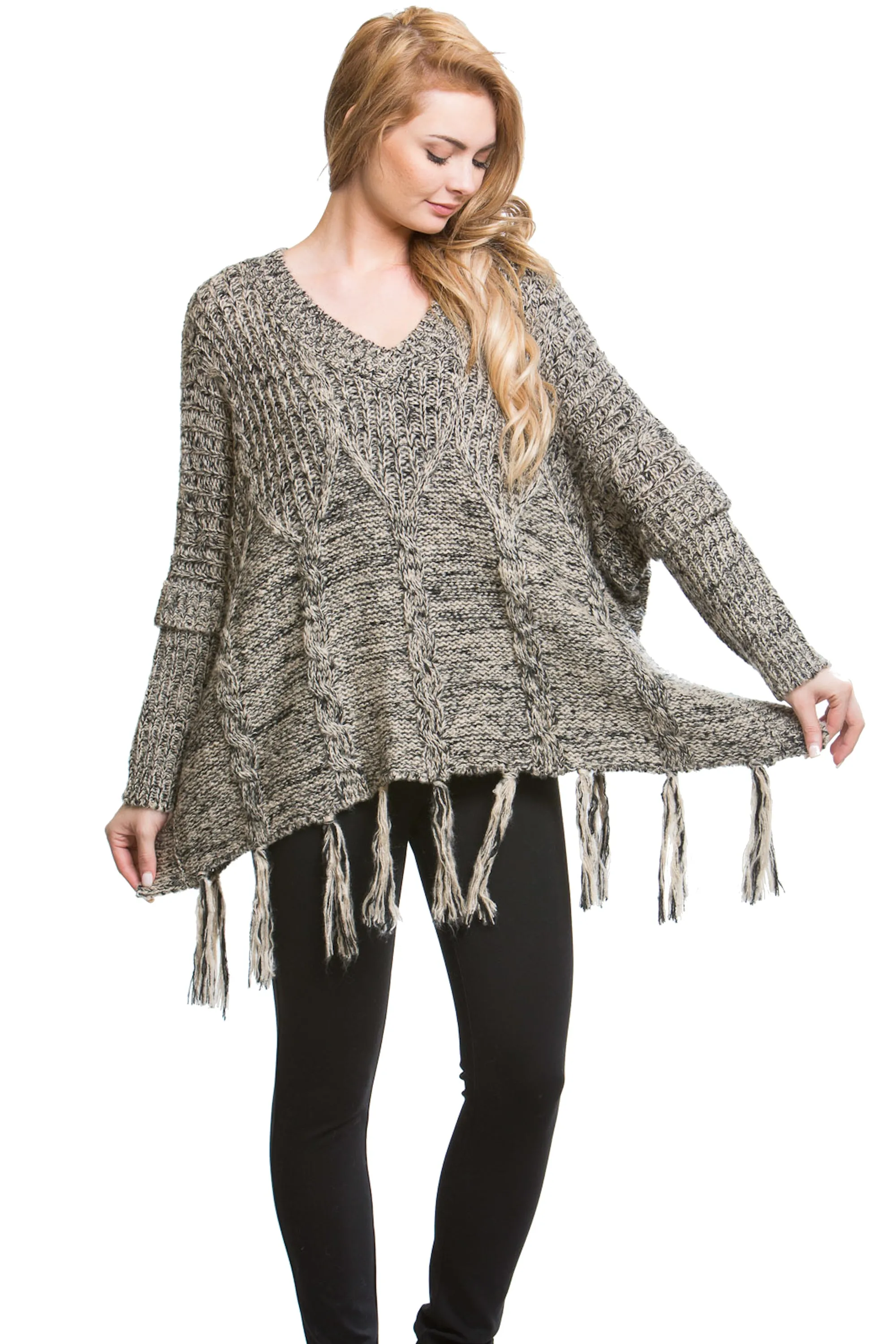 Tassel Trim Sweater