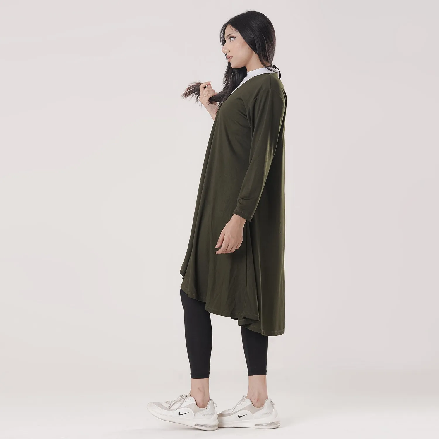 Tf-Olive Modest Activewear Cover Up