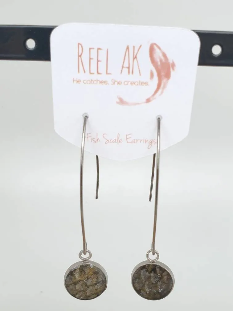 The Jessie - Our Round Salmon Open Dangle Earrings