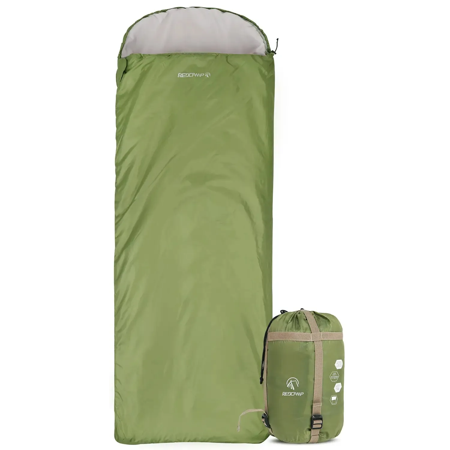 Ultralight Camping Sleeping Bag for Warm Weather,Green Blue Black Navy Blue