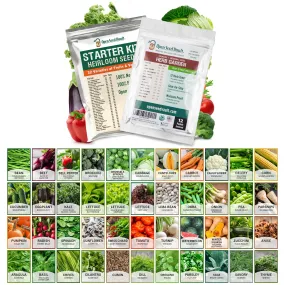 Variety Pack Bundle (44 Varieties) Herb Garden Seeds - Gardening Seed