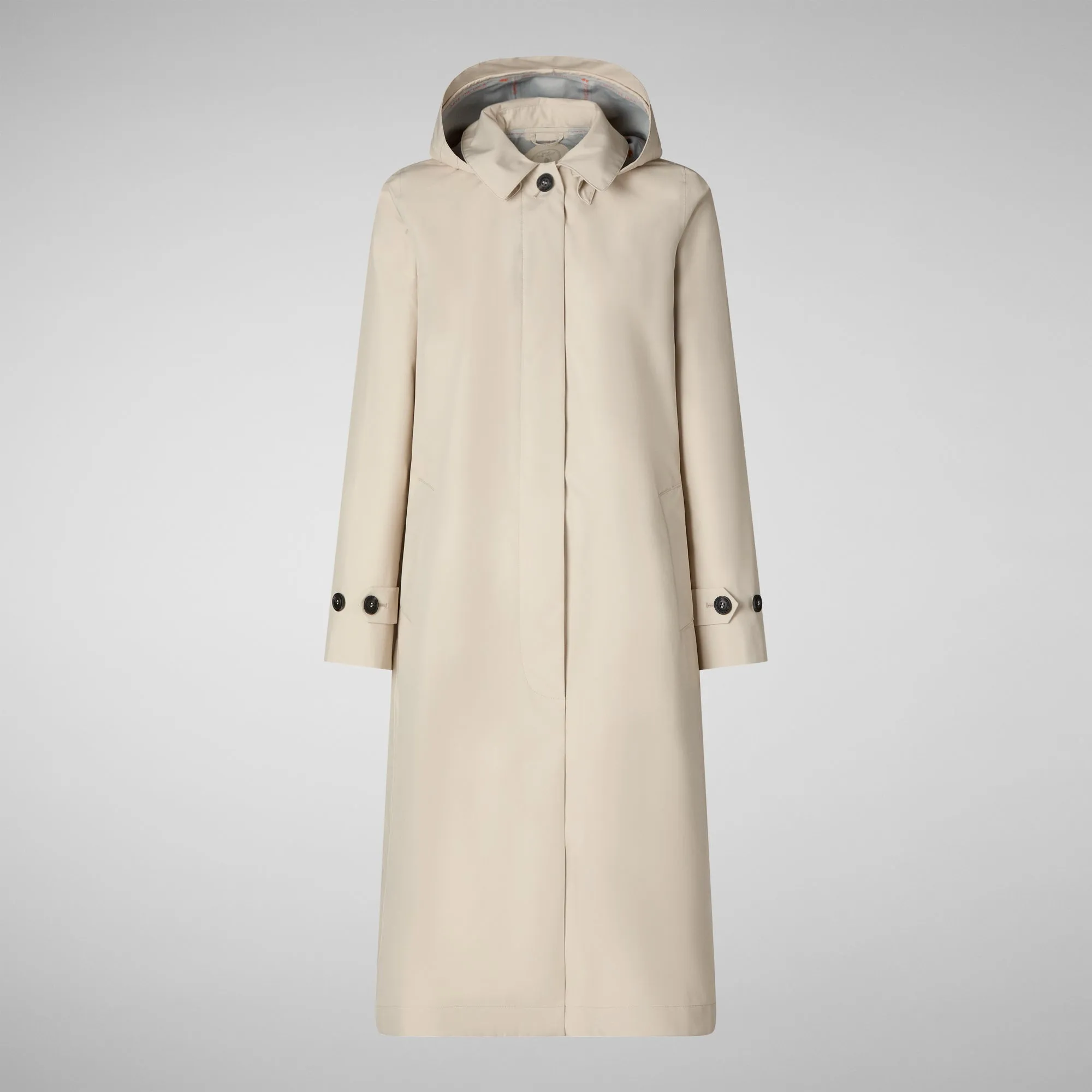 Woman's raincoat Asia in shore beige