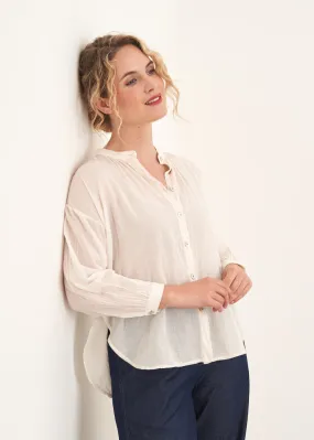 YVETTE RELAXED SHIRT - OATMEAL