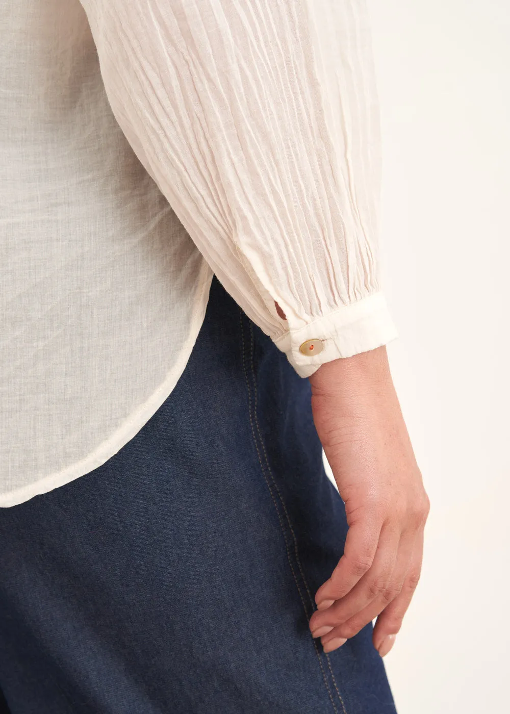 YVETTE RELAXED SHIRT - OATMEAL