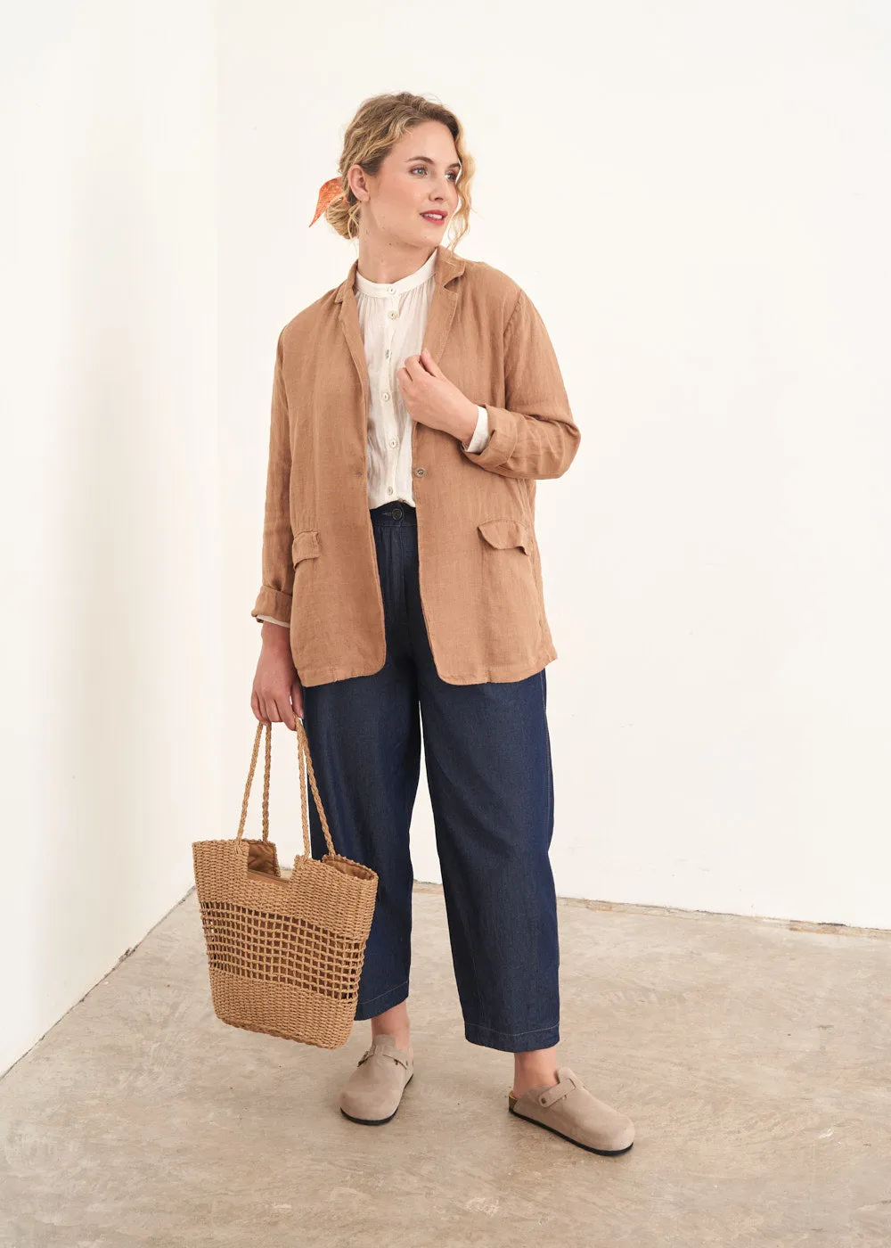 YVETTE RELAXED SHIRT - OATMEAL