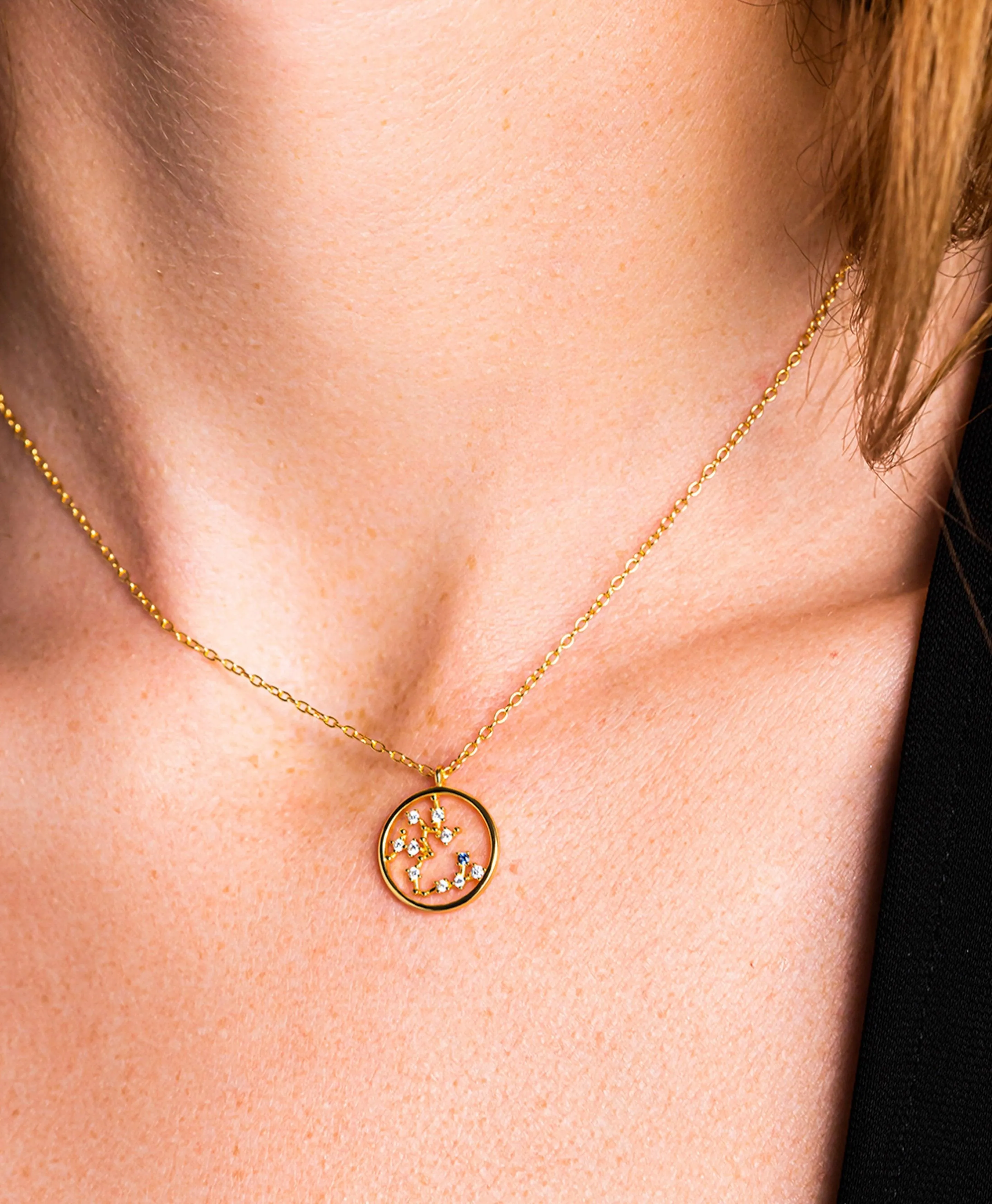 Zodiac Necklace Sagittarius 18ct Gold Plated